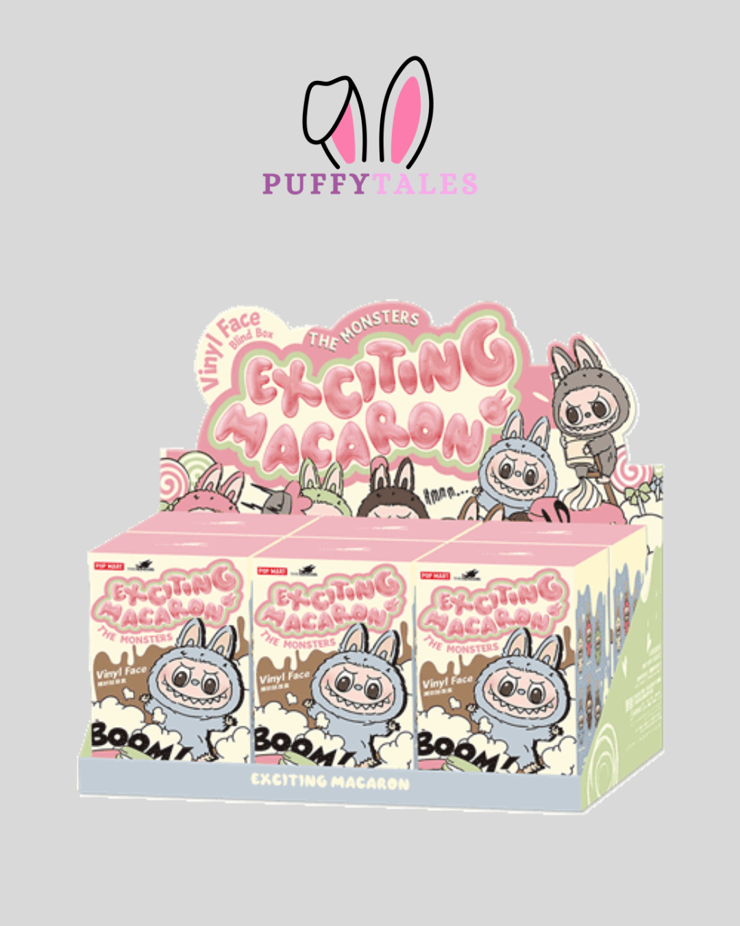 Pop Mart Labubu The Monsters Exciting Macarons Vinyl Face