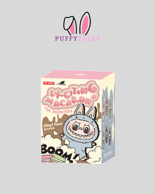 Pop Mart Labubu The Monsters Exciting Macarons Vinyl Face